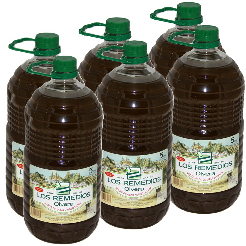 Aceite de Oliva Virgen Extra 5 litros (4 botellas)